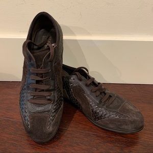 Men’s Preowned Salvatore Ferragamo Woven Sneakers
